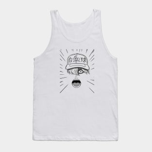 White Blood Cell Hataraku Saibou Tank Top